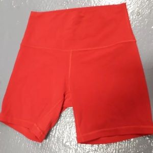 Lululemon Align Shorts 6” Dark Red